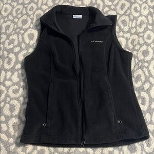 NWOT Columbia Midnight Black Fleece Vest